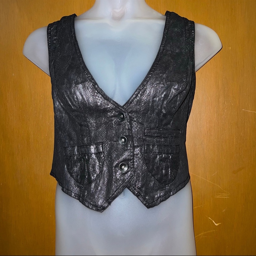 DEB Black Shimmer Vest